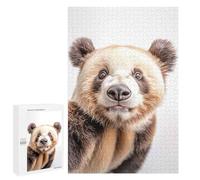 Rompecabezas Difícil para Adultos 1000 PCS A Panda Taking A Selfie Rompecabezas para Adultos Juegos De Relajación Desafío Difícil Desafiante De Completar 1000 PCS