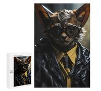 Rompecabezas Difícil para Adultos 1000 PCS Agent Bat Funny Animal Rompecabezas para Adultos Juegos De Relajación Desafío Difícil Desafiante De Completar 1000 PCS