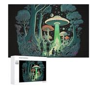 Rompecabezas Difícil para Adultos 1000 PCS Alien Encounter in A Fantasy Forest Rompecabezas Familiar Juego Regalo De Cumpleaños Gran Regalo para Jugar 1000 PCS
