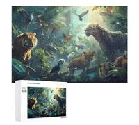 Rompecabezas Difícil para Adultos 1000 PCS Amazon Rainforest Wildlife-2 Rompecabezas De Juguete Decoración De Pared Arte De Pared Regalo De Cumpleaños, Regalos, 1000 PCS