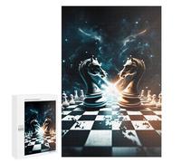 Rompecabezas Difícil para Adultos 1000 PCS Chess Titans Clash of Titans Rompecabezas Familiar Juego Regalo De Cumpleaños Gran Regalo para Jugar 1000 PCS