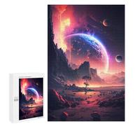 Rompecabezas Difícil para Adultos 1000 PCS Ethereal Twilight Galaxy Rompecabezas para Adultos Juegos De Relajación Desafío Difícil Desafiante De Completar 1000 PCS