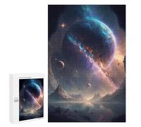 Rompecabezas Difícil para Adultos 1000 PCS Galactic Reflections A Cosmic Landscape -4 Rompecabezas para Adultos Juegos De Relajación Desafío Difícil Desafiante De Completar 1000 PCS