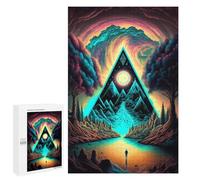 Rompecabezas Difícil para Adultos 1000 PCS Gate to The Celestial Realm Rompecabezas De Juguete Decoración De Pared Arte De Pared Regalo De Cumpleaños, Regalos, 1000 PCS