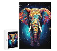 Rompecabezas Difícil para Adultos 1000 PCS Geometric Elephant Rompecabezas para Adultos Juegos De Relajación Desafío Difícil Desafiante De Completar 1000 PCS