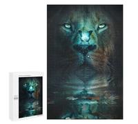 Rompecabezas Difícil para Adultos 1000 PCS Lion and Butterfly Rompecabezas para Adultos Juegos De Relajación Desafío Difícil Desafiante De Completar 1000 PCS