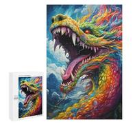 Rompecabezas Difícil para Adultos 1000 PCS Rainbow Dragon Sky Rompecabezas De Juguete Decoración De Pared Arte De Pared Regalo De Cumpleaños, Regalos, 1000 PCS