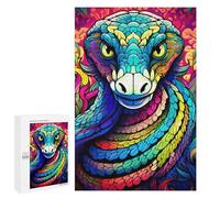 Rompecabezas Difícil para Adultos 1000 PCS Rainbow Serpent Portrait Rompecabezas Familiar Juego Regalo De Cumpleaños Gran Regalo para Jugar 1000 PCS