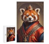 Rompecabezas Difícil para Adultos 1000 PCS Red Panda King Rompecabezas para Adultos Juegos De Relajación Desafío Difícil Desafiante De Completar 1000 PCS