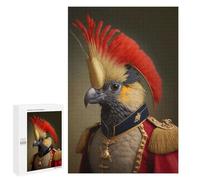 Rompecabezas Difícil para Adultos 1000 PCS Regal Parrot in Noble Attire Rompecabezas para Adultos Juegos De Relajación Desafío Difícil Desafiante De Completar 1000 PCS