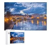 Rompecabezas Difícil para Adultos 1000 PCS Rome City of Eternal Beauty Rompecabezas Familiar Juego Regalo De Cumpleaños Gran Regalo para Jugar 1000 PCS