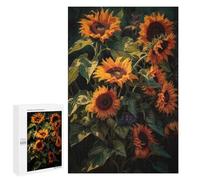 Rompecabezas Difícil para Adultos 1000 PCS Sunflower Bouquet Rompecabezas para Adultos Juegos De Relajación Desafío Difícil Desafiante De Completar 1000 PCS