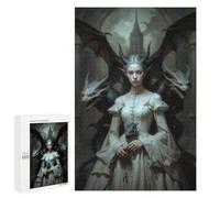 Rompecabezas Difícil para Adultos 1000 PCS The Queen of Dragon Castle Rompecabezas para Adultos Juegos De Relajación Desafío Difícil Desafiante De Completar 1000 PCS