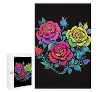 Rompecabezas Difícil para Adultos 1000 PCS Wild Flowers Rompecabezas para Adultos Juegos De Relajación Desafío Difícil Desafiante De Completar 1000 PCS