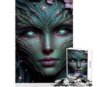 Rompecabezas difícil para Adultos 1000 Piezas Retrato de espíritu de la Naturaleza decoración del hogar Juguetes Regalos para Mujeres y Hombres Juegos de relajación desafiantes para completar 50x75cm