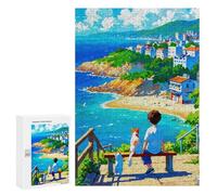 Rompecabezas Difícil para Adultos 300 PCS Boy and Cats Rompecabezas para Adultos Juegos De Relajación Desafío Difícil Desafiante De Completar 300 PCS