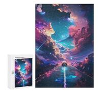 Rompecabezas Difícil para Adultos 300 PCS Celestial Roadtrip Rompecabezas para Adultos Juegos De Relajación Desafío Difícil Desafiante De Completar 300 PCS