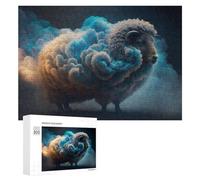 Rompecabezas Difícil para Adultos 300 PCS Cloudy Sheep in Space Rompecabezas para Adultos Juguete Decoración De Pared Carrera De Velocidad Manual Desafío Educativo 300 PCS