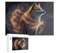 Rompecabezas Difícil para Adultos 300 PCS Fiery Wolf Spirit Rompecabezas De Juguete Decoración De Pared Arte De Pared Regalo De Cumpleaños, Regalos, 300 PCS