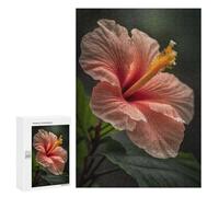 Rompecabezas Difícil para Adultos 300 PCS Hibiscus Flower Macro Rompecabezas para Adultos Juegos De Relajación Desafío Difícil Desafiante De Completar 300 PCS