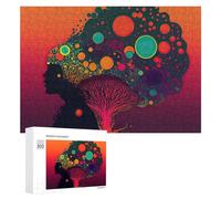 Rompecabezas Difícil para Adultos 300 PCS Neurodiversity in Art A Creative Exploration Rompecabezas para Adultos Juguete Decoración De Pared Carrera De Velocidad Manual Desafío Educativo 300 PCS