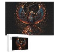 Rompecabezas Difícil para Adultos 300 PCS Phoenix Rise Mythical Artwork Rompecabezas Familiar Juego Regalo De Cumpleaños Gran Regalo para Jugar 300 PCS
