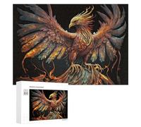 Rompecabezas Difícil para Adultos 300 PCS Phoenix Rising Mythical Bird Art -1 Rompecabezas De Juguete Decoración De Pared Arte De Pared Regalo De Cumpleaños, Regalos, 300 PCS