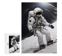 Rompecabezas Difícil para Adultos 300 PCS Playing Snowboard Rompecabezas para Adultos Juegos De Relajación Desafío Difícil Desafiante De Completar 300 PCS