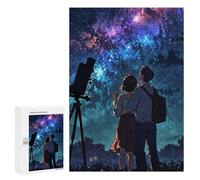 Rompecabezas Difícil para Adultos 300 PCS Shared Wonder Under Star Rompecabezas para Adultos Juegos De Relajación Desafío Difícil Desafiante De Completar 300 PCS