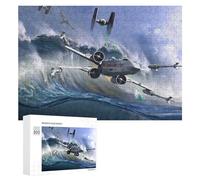 Rompecabezas Difícil para Adultos 300 PCS Space Battle Amidst Oceanic Chaos Rompecabezas Familiar Juego Regalo De Cumpleaños Gran Regalo para Jugar 300 PCS