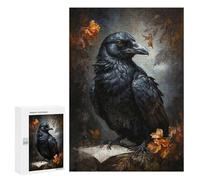 Rompecabezas Difícil para Adultos 300 PCS The Raven Scholar Rompecabezas para Adultos Juegos De Relajación Desafío Difícil Desafiante De Completar 300 PCS