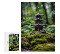 Rompecabezas Difícil para Adultos 300 PCS Zen Japanese Pagoda Temple Rompecabezas para Adultos Juegos De Relajación Desafío Difícil Desafiante De Completar 300 PCS