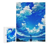 Rompecabezas Difícil para Adultos 500 PCS Beautiful Sky Boy Rompecabezas para Adultos Juegos De Relajación Desafío Difícil Desafiante De Completar 500 PCS
