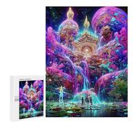 Rompecabezas Difícil para Adultos 500 PCS Fantasy Underwater Palace -1 Rompecabezas Familiar Juego Regalo De Cumpleaños Gran Regalo para Jugar 500 PCS