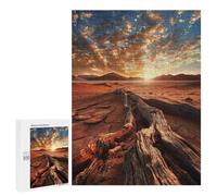 Rompecabezas Difícil para Adultos 500 PCS Golden Hour at Desert Rompecabezas para Adultos Juegos De Relajación Desafío Difícil Desafiante De Completar 500 PCS