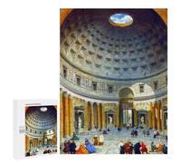 Rompecabezas Difícil para Adultos 500 PCS Interior of The Pantheon Rompecabezas para Adultos Juegos De Relajación Desafío Difícil Desafiante De Completar 500 PCS