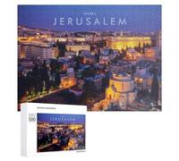 Rompecabezas Difícil para Adultos 500 PCS Jerusalem City of Lights Rompecabezas Familiar Juego Regalo De Cumpleaños Gran Regalo para Jugar 500 PCS