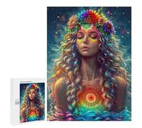 Rompecabezas Difícil para Adultos 500 PCS Mandala of The Heart Rompecabezas para Adultos Juegos De Relajación Desafío Difícil Desafiante De Completar 500 PCS