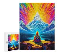 Rompecabezas Difícil para Adultos 500 PCS Mountain Zen Serenity Rompecabezas De Juguete Decoración De Pared Arte De Pared Regalo De Cumpleaños, Regalos, 500 PCS