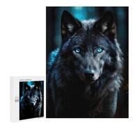 Rompecabezas Difícil para Adultos 500 PCS Painted Wolf Portrait Rompecabezas para Adultos Juego De Ingenio Regalo De Cumpleaños Regalo De Cumpleaños, Regalos, 500 PCS