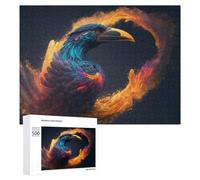 Rompecabezas Difícil para Adultos 500 PCS Phoenix Rising Aesthetic Artwork Rompecabezas para Adultos Juguete Decoración De Pared Carrera De Velocidad Manual Desafío Educativo 500 PCS