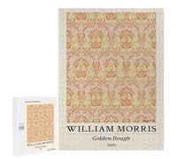 Rompecabezas Difícil para Adultos 500 PCS William Morris Golden Bough Floral Rompecabezas para Adultos Juego De Ingenio Regalo De Cumpleaños Regalo De Cumpleaños, Regalos, 500 PCS