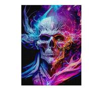 Rompecabezas Difícil para Adultos 52x38cm/1000pcs Electric Skull Artwork Rompecabezas para Adultos Juego Práctico Decoración Gran Regalo para Jugar 52x38cm/1000pcs