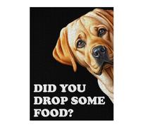 Rompecabezas Difícil para Adultos 52x38cm/1000pcs Funny Hungry Labrador Rompecabezas para Adultos Juego De Ingenio Pero Divertido Y Humorístico Desafiante De Completar 52x38cm/1000pcs