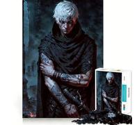 Rompecabezas difícil para Adultos Asesino Revenant Tatuado de 1000 Piezas Fortalece la Memoria y Alivia el estrés Pieza de Arte 38x26cm