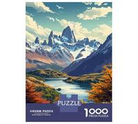 Rompecabezas Difícil para Adultos De 1000 Piezas Adventure in Patagonia Rompecabezas para Adultos Juegos Relajantes Mejora La Memoria Regalo De Cumpleaños, Regalos, 70x50cm/1000pcs