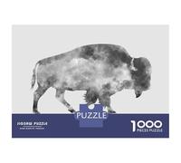 Rompecabezas Difícil para Adultos De 1000 Piezas American Bison Rompecabezas Juego Práctico Una Obra De Arte Regalos para Amigos Y Familiares 52x38cm/1000pcs