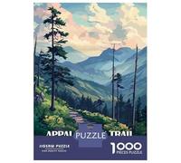 Rompecabezas Difícil para Adultos De 1000 Piezas Appalachian Trail USA Landscape Art Rompecabezas Antiestrés Juguetes De Corte De Precisión Gran Regalo para Jugar 38x26cm/1000pcs