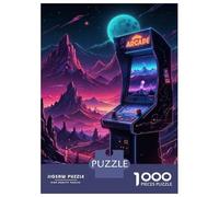 Rompecabezas Difícil para Adultos De 1000 Piezas Arcade Machine Adventure Retro Gaming Fun! Rompecabezas para Adultos Juego Práctico Arte De Pared Regalo De Cumpleaños, Regalos, 70x50cm/1000pcs