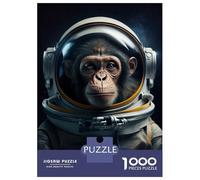 Rompecabezas Difícil para Adultos De 1000 Piezas Astronaut Space Monkey Rompecabezas para Adultos Juego Familiar Difícil Gran Regalo para Jugar 70x50cm/1000pcs